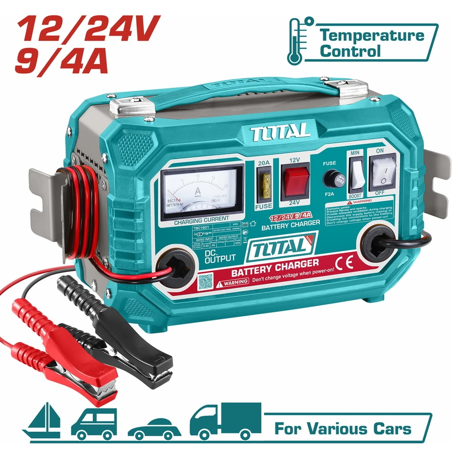 شاحن بطاريات سيارة  12/24V