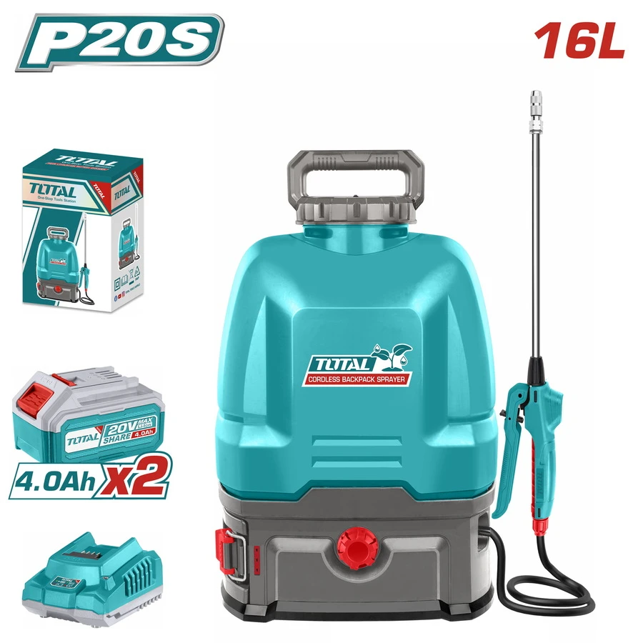 مرش 16L 20V مع بطاريتين